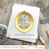 Oval Deco Frame - Creative Cuts